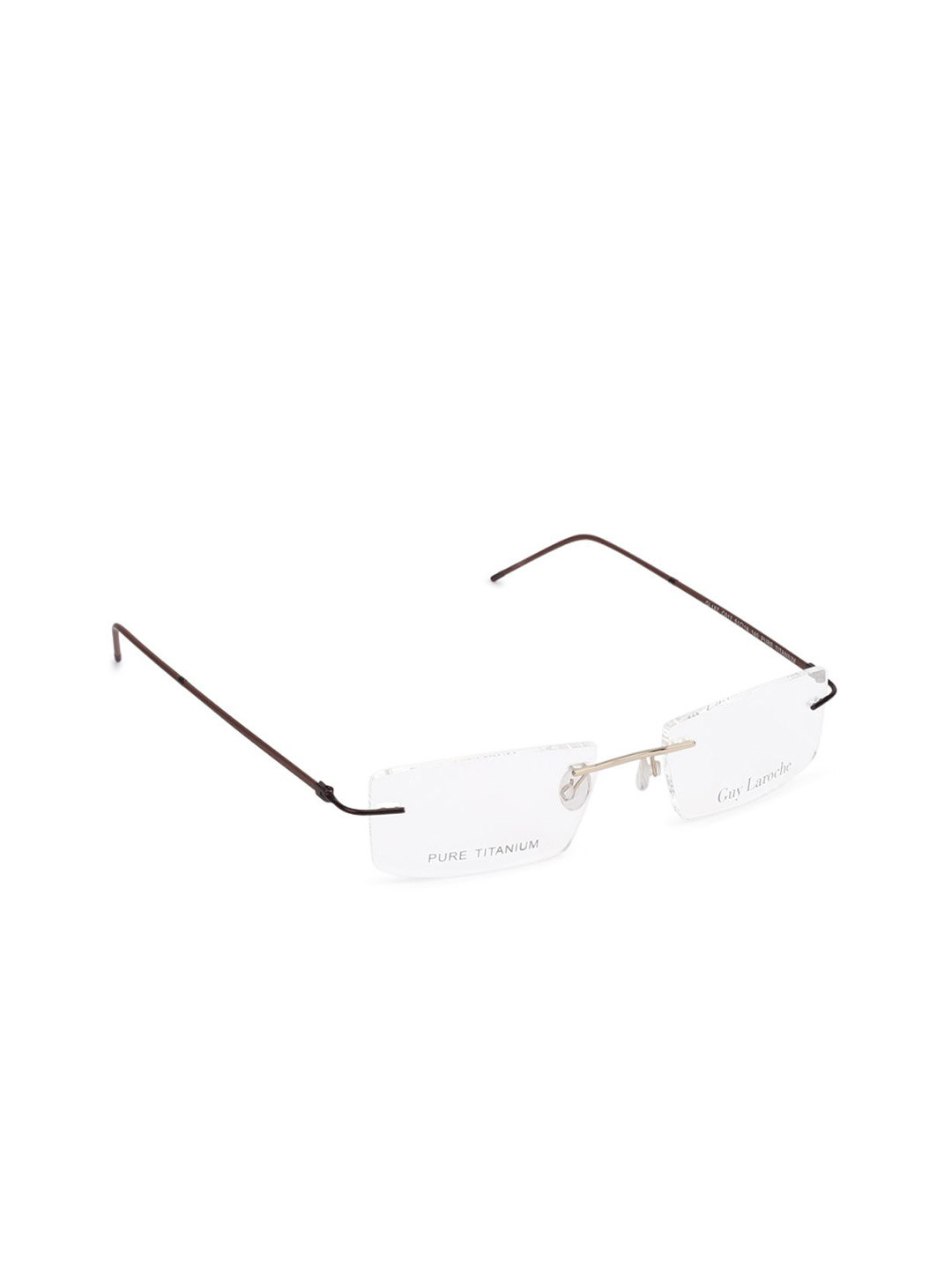 Guy Laroche Men Rimless Rectangle Frames