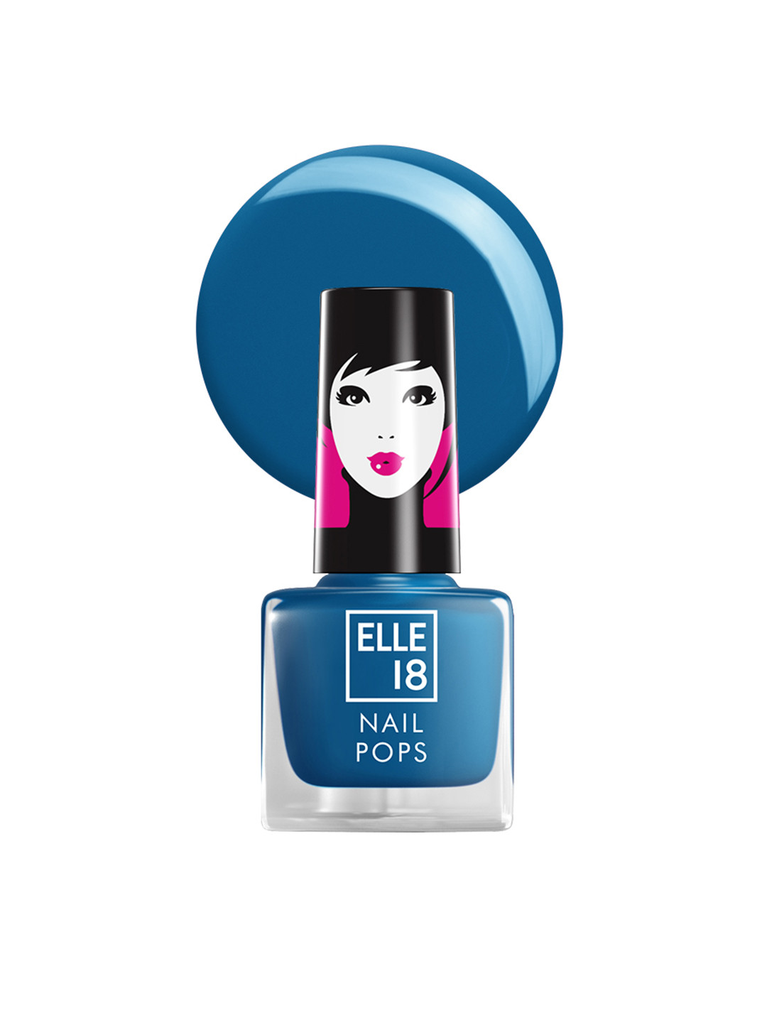 ELLE 18  Nail Pops Long Lasting Nail Polish Quick Dry Formula For Glossy Finish 5ml - 195