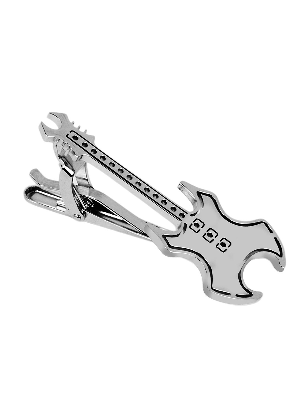 Curren Men Guitar Shaped Statement Tie Pin