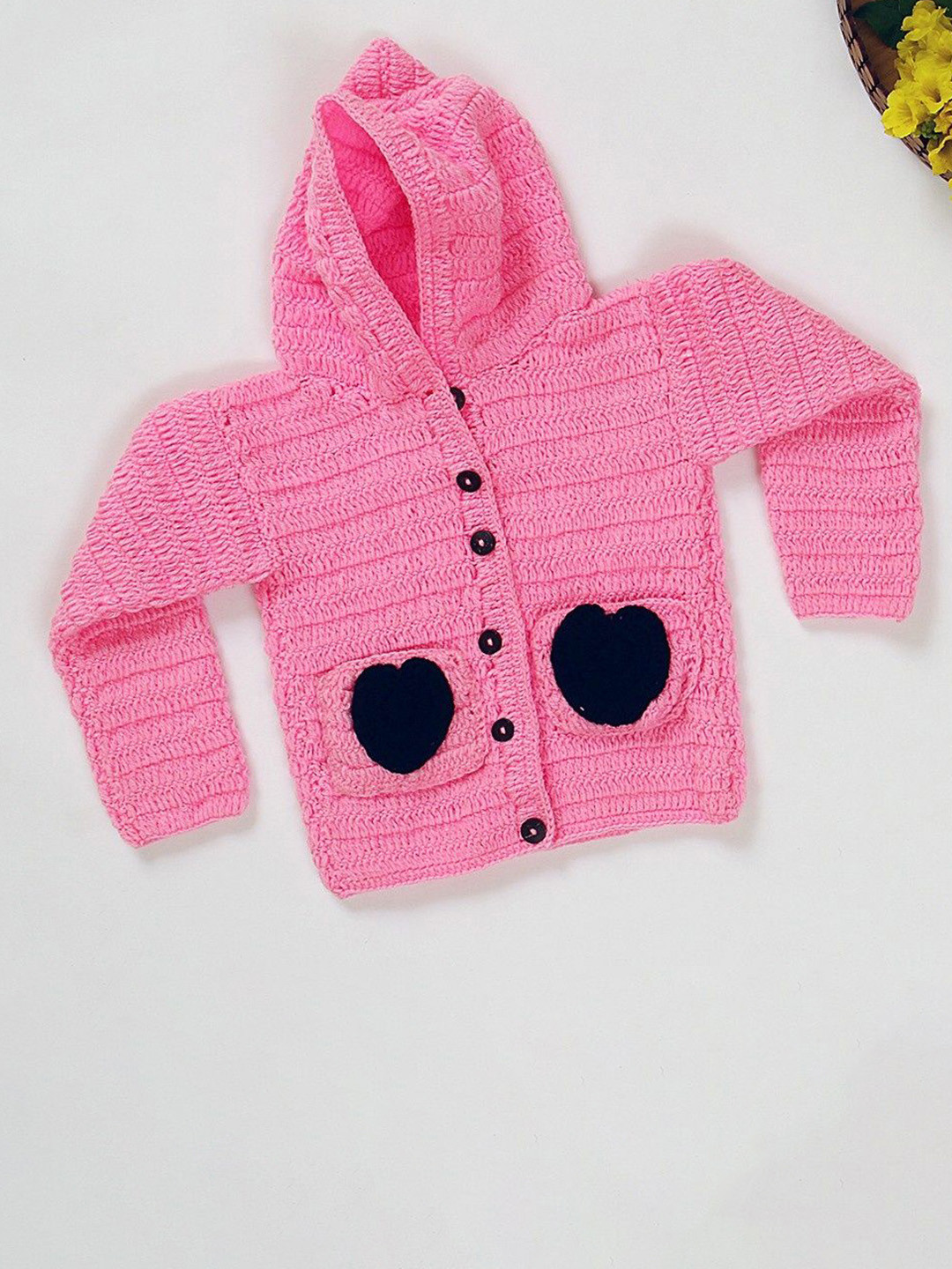 USHA ENTERPRISES Kids Self Design Woollen Sweaters