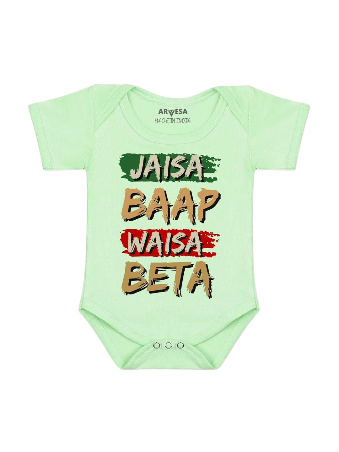 Arvesa Jaisa Baap Waisa Beta Printed Bodysuit