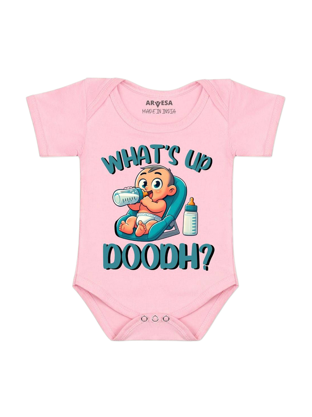 Arvesa What Up Doodh Printed Bodysuit
