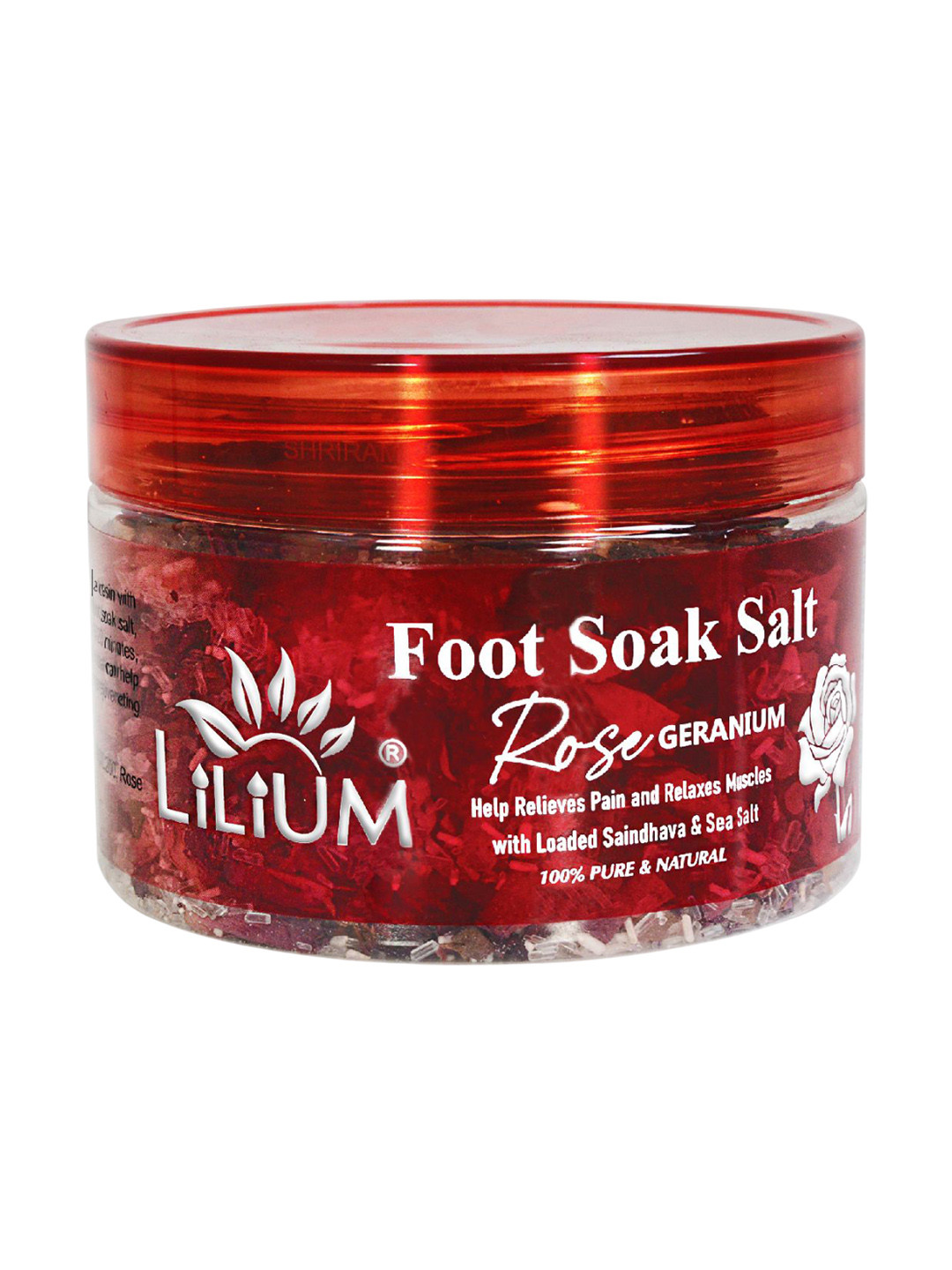 Lilium Rose Geranium Foot Soak Salt - 200 g