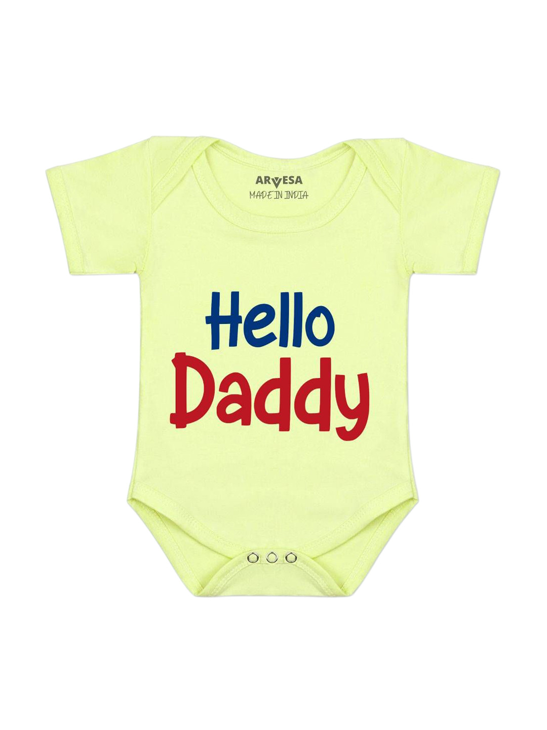 Arvesa Hello Daddy Printed Bodysuit