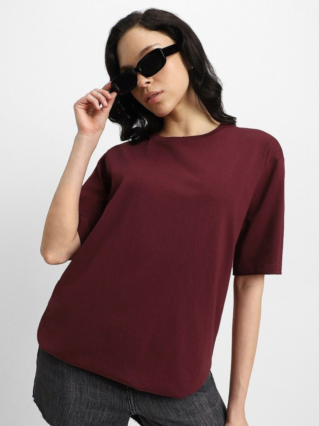 GLOWBERRY Women Organic Cotton T-shirt