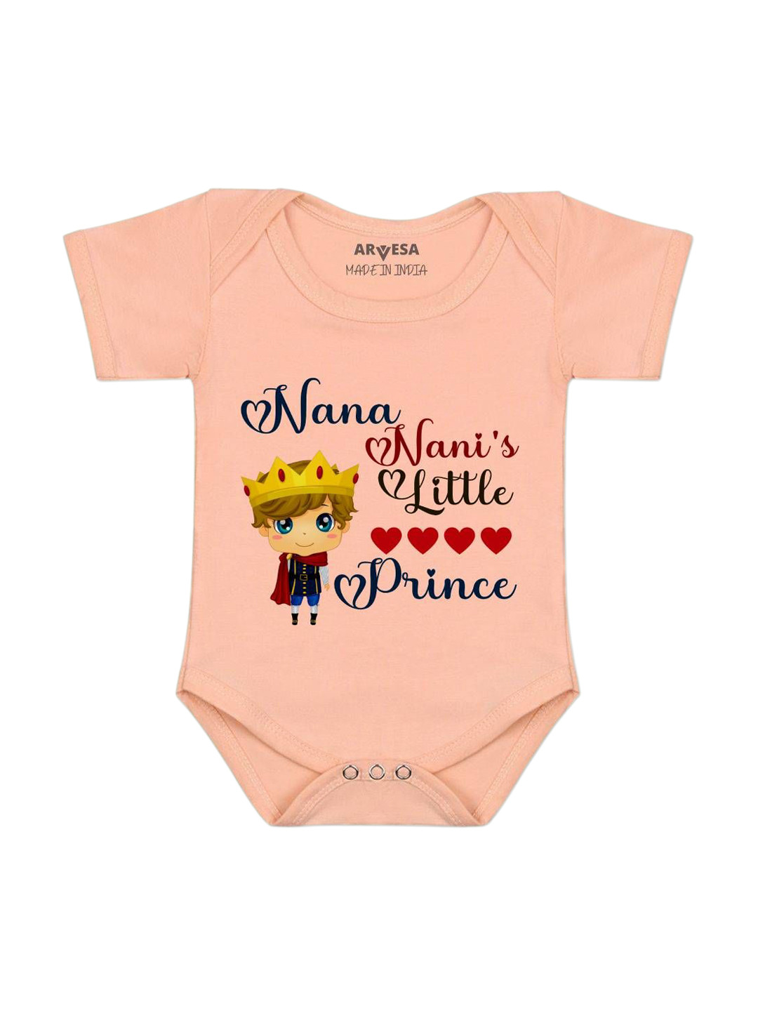 Arvesa Nana Nani Little Prince Printed Bodysuit