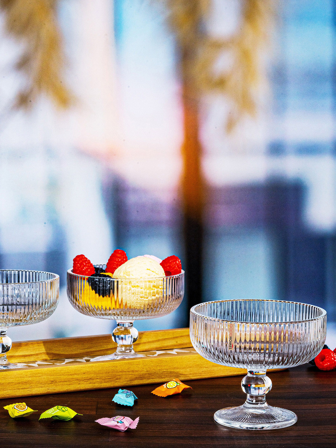 GOODHOMES Transparent 6 Pieces Ice Cream Cups