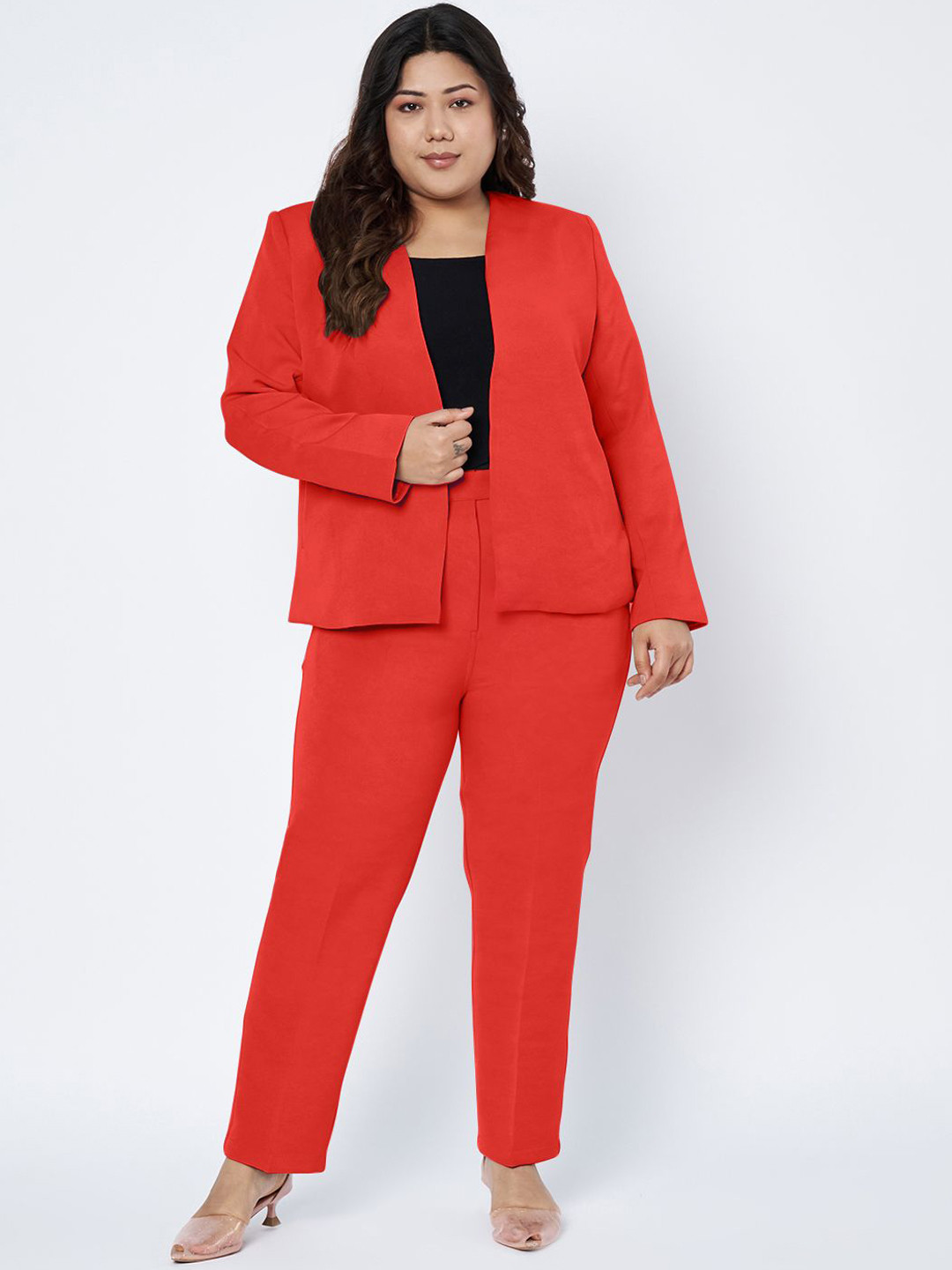 BRINNS Plus Size Blazer & Trouser Set