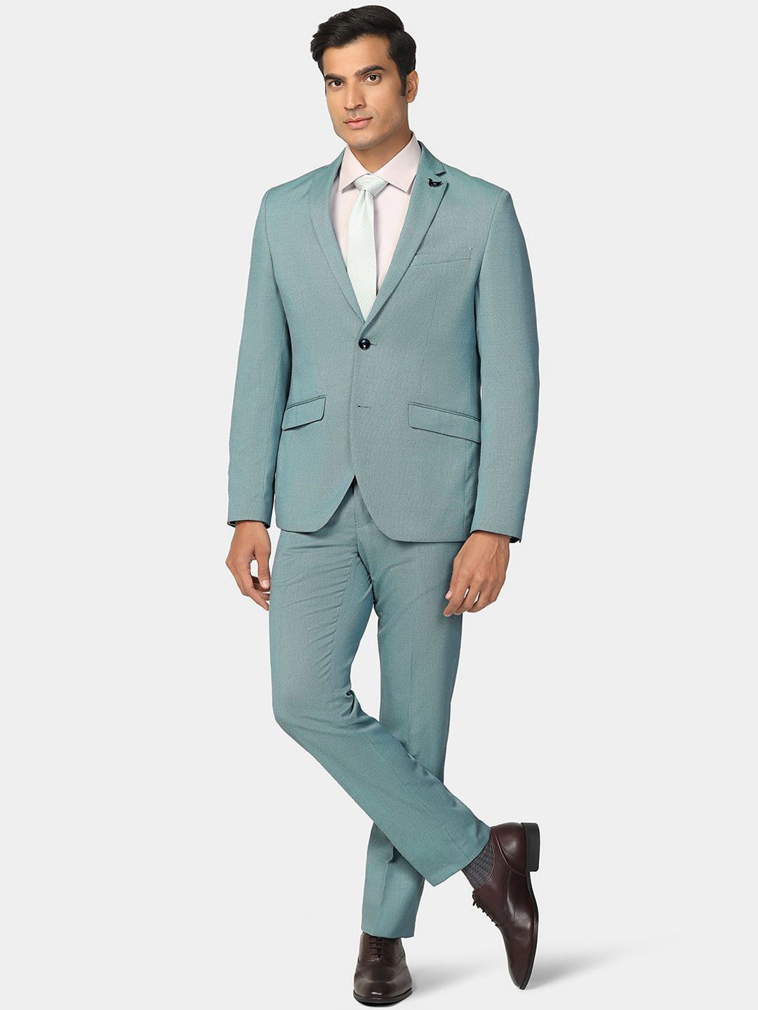 Blackberrys Textured Two Piece Party Suit