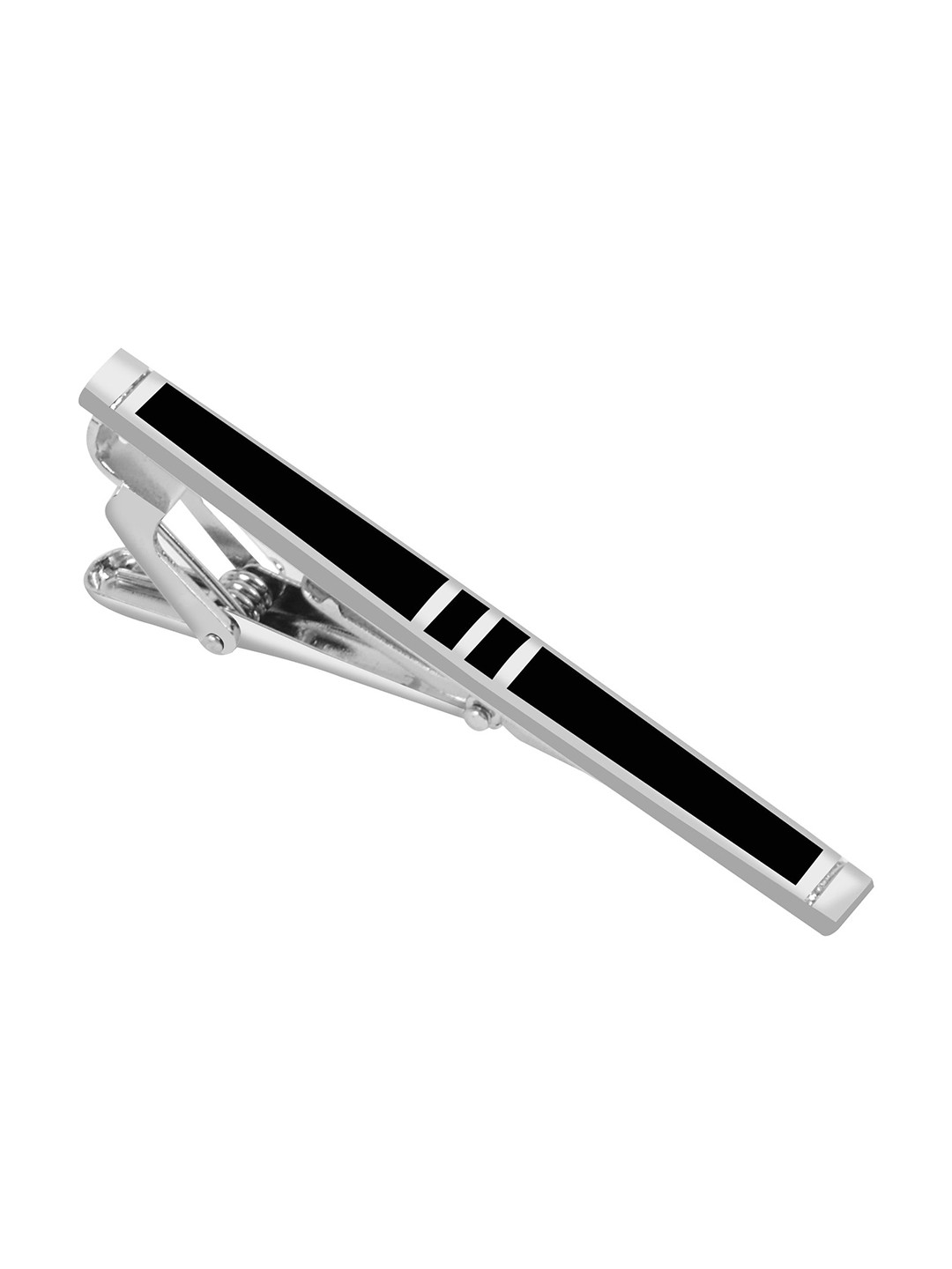 Curren Men Silver Tie Pin Statement Brooch