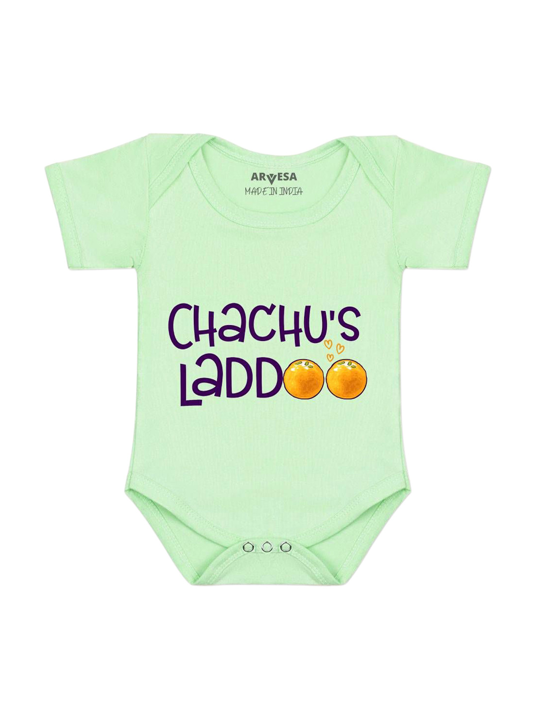 Arvesa Chachu Ladoo Printed Bodysuit