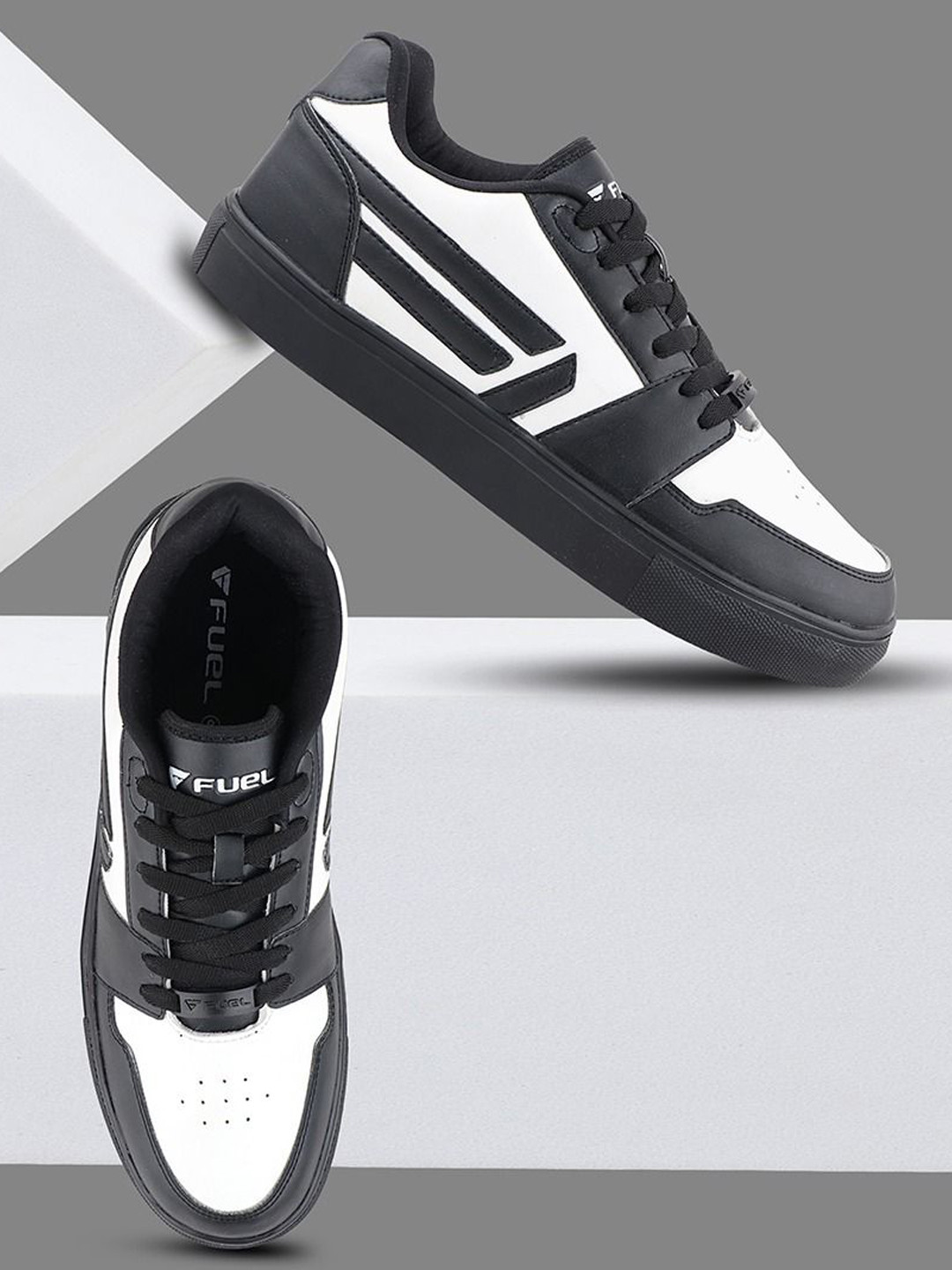 FUEL Men Colourblocked Round Toe Lace-Ups Sneakers