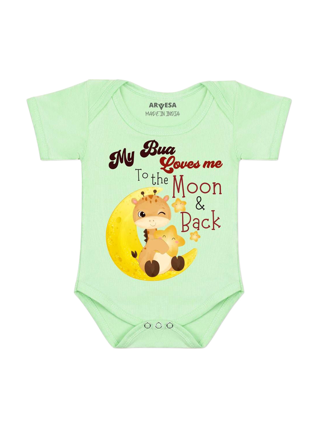 Arvesa Bua Love To Moon & Back Printed Bodysuit