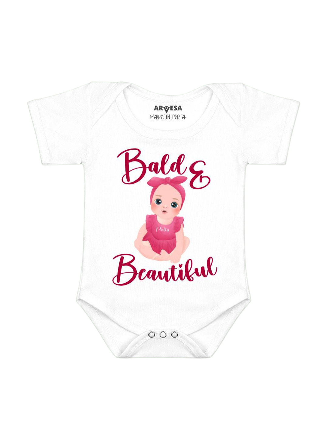 Arvesa Bald & Beautiful Printed Bodysuit