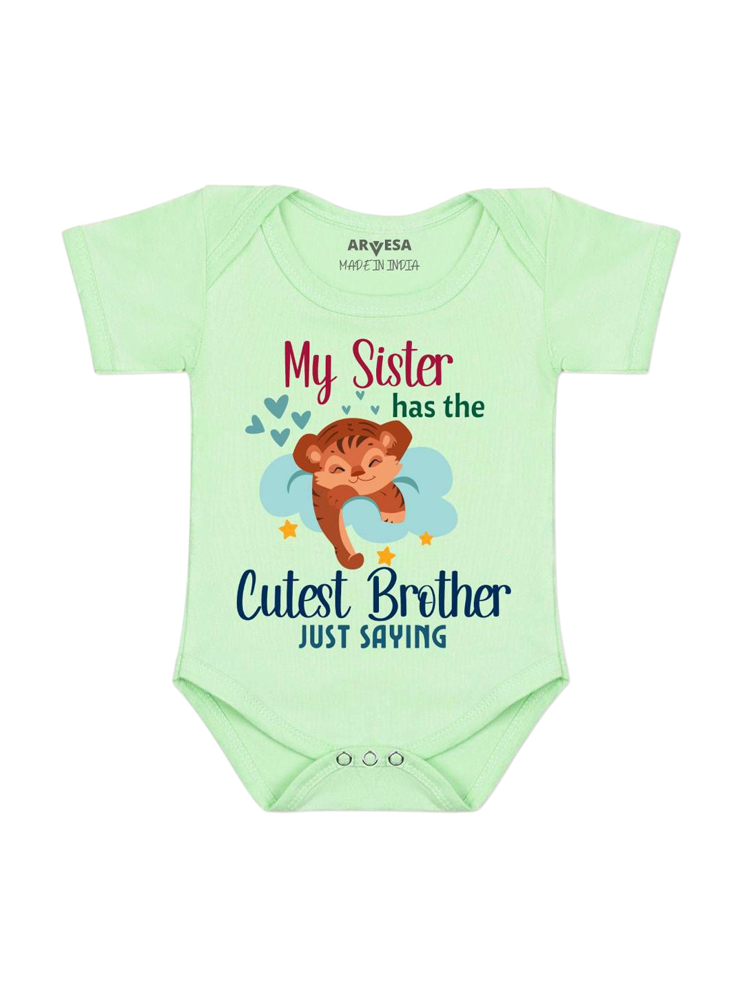 Arvesa Cuetst Brother Printed Bodysuit