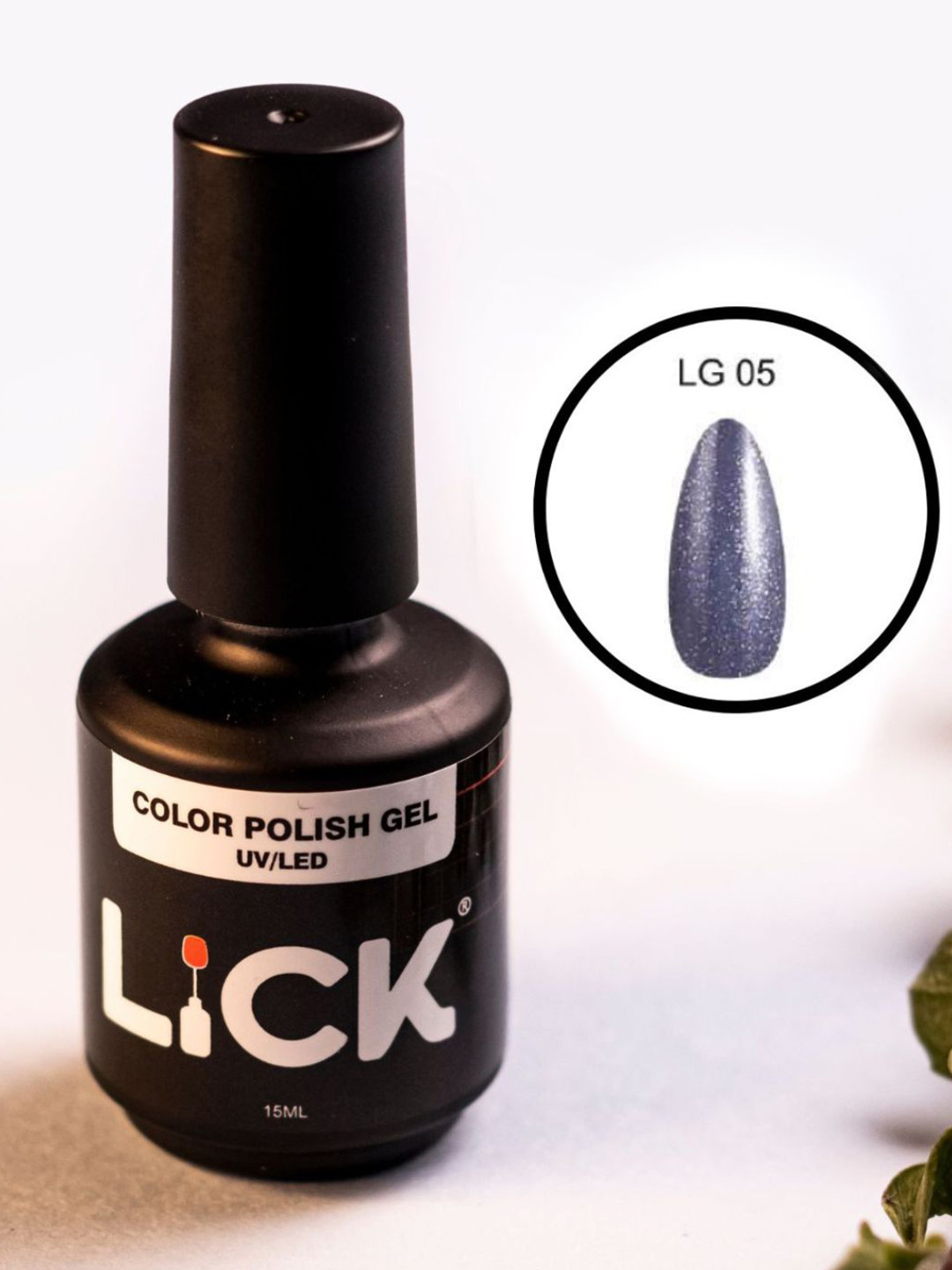 LICK Color Polish UV/LED Long Wearing Gel Nail Polish - 15 ml - Blue