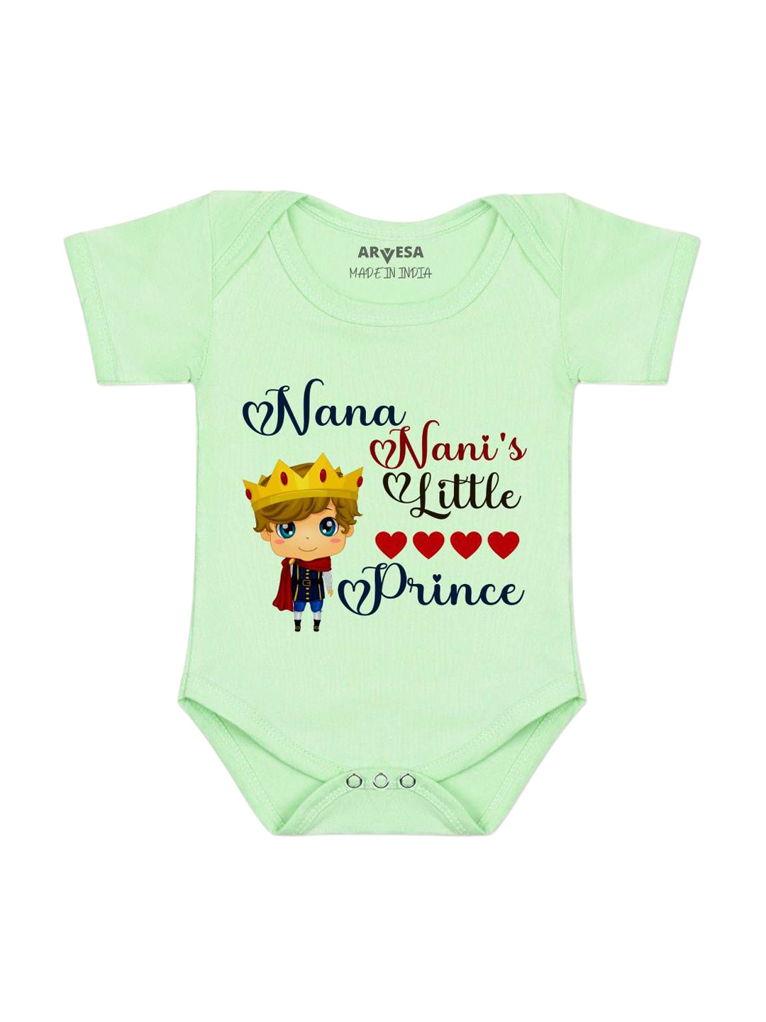 Arvesa Nana Nani Little Prince Printed Bodysuit