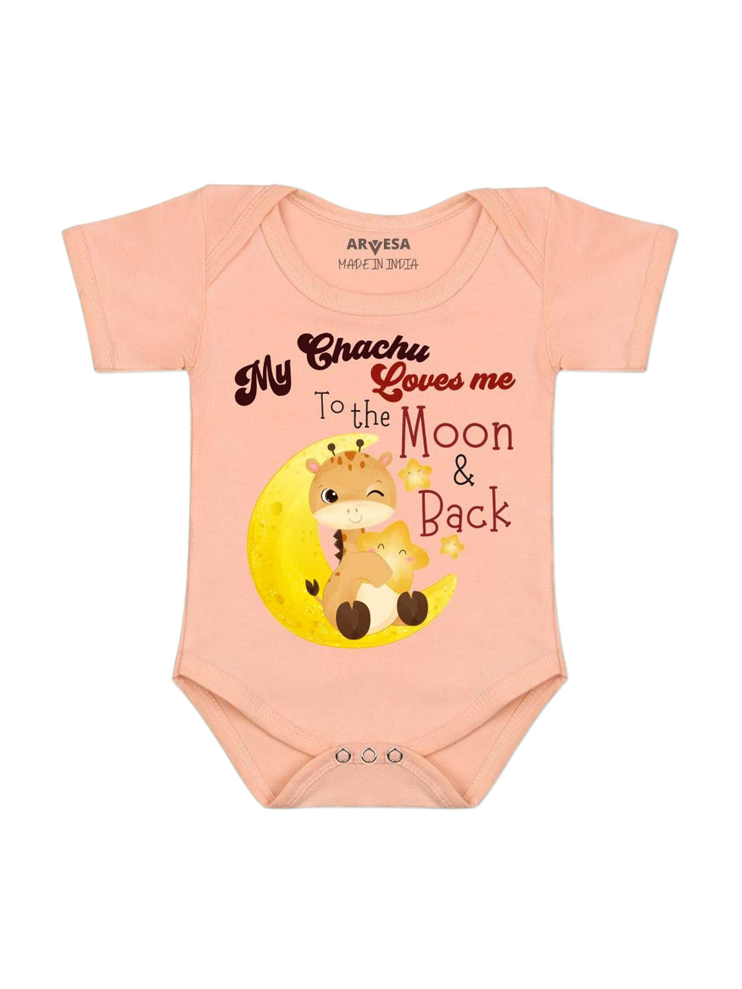 Arvesa Chachu Love To Moon & Back Printed Bodysuit
