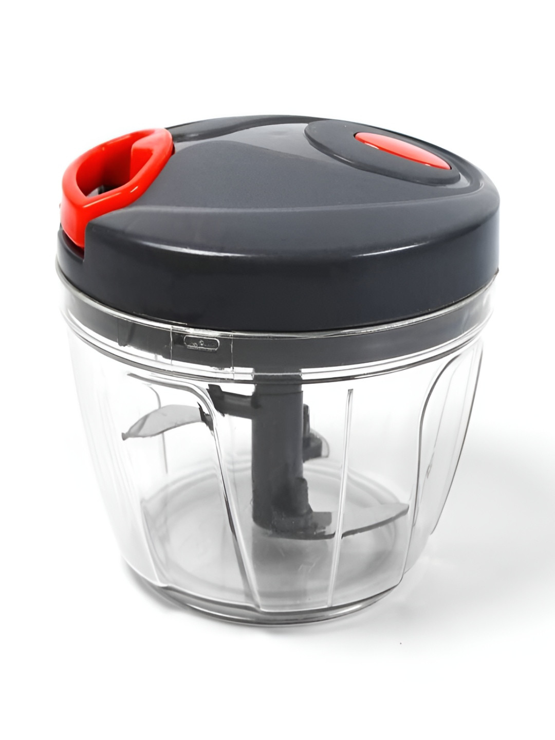 DeoDap Black Compact & Powerful Manual Hand Held Vegetable Chopper