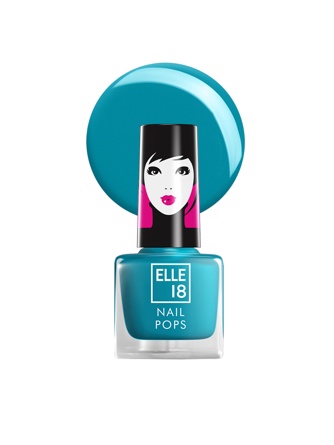 ELLE 18  Nail Pops Long Lasting Nail Polish Quick Dry Formula For Glossy Finish 5ml - 194