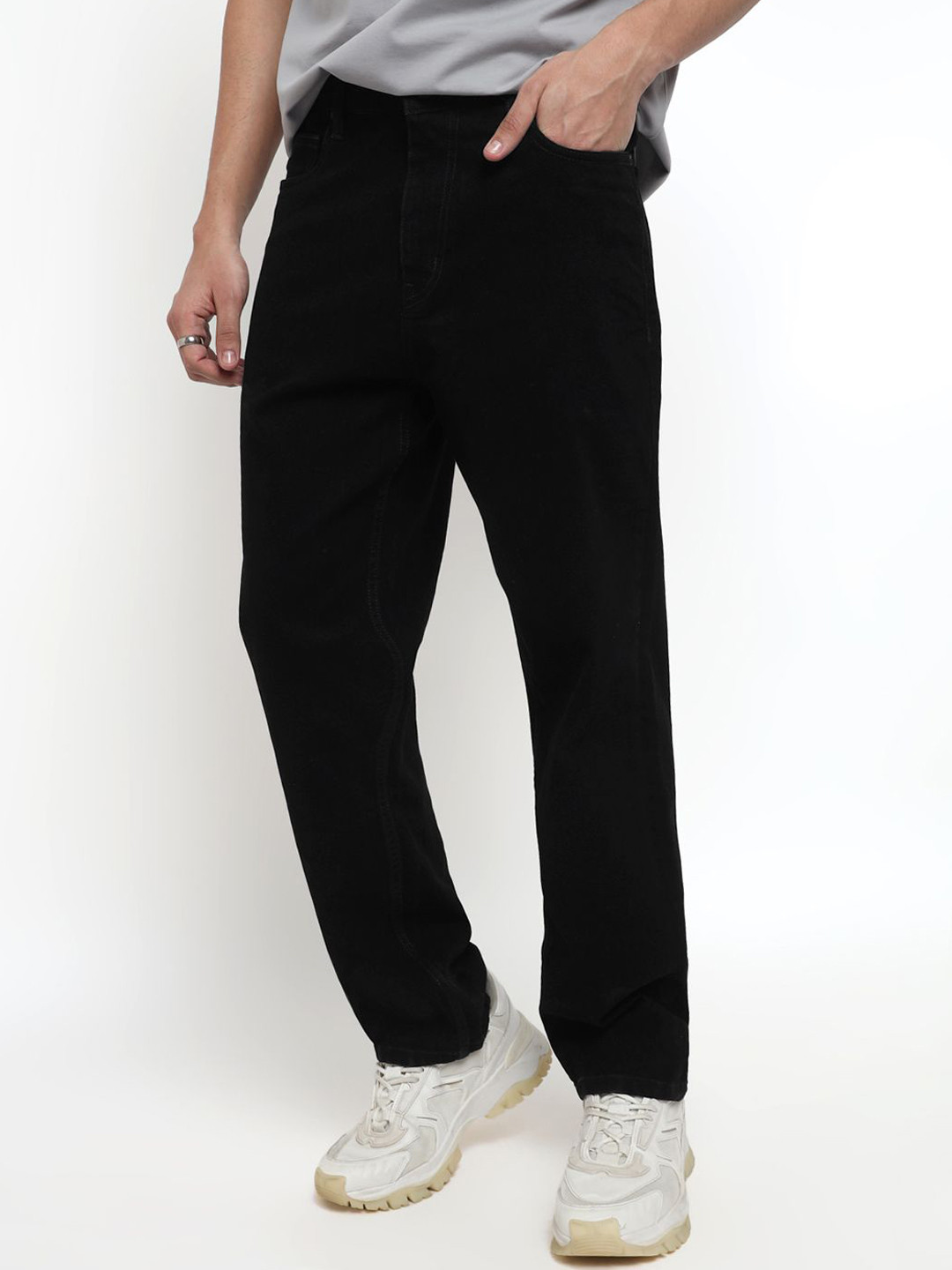 VOLTEDGE Men Straight Motion Man Straight Fit Mid-Rise Stretchable Jeans