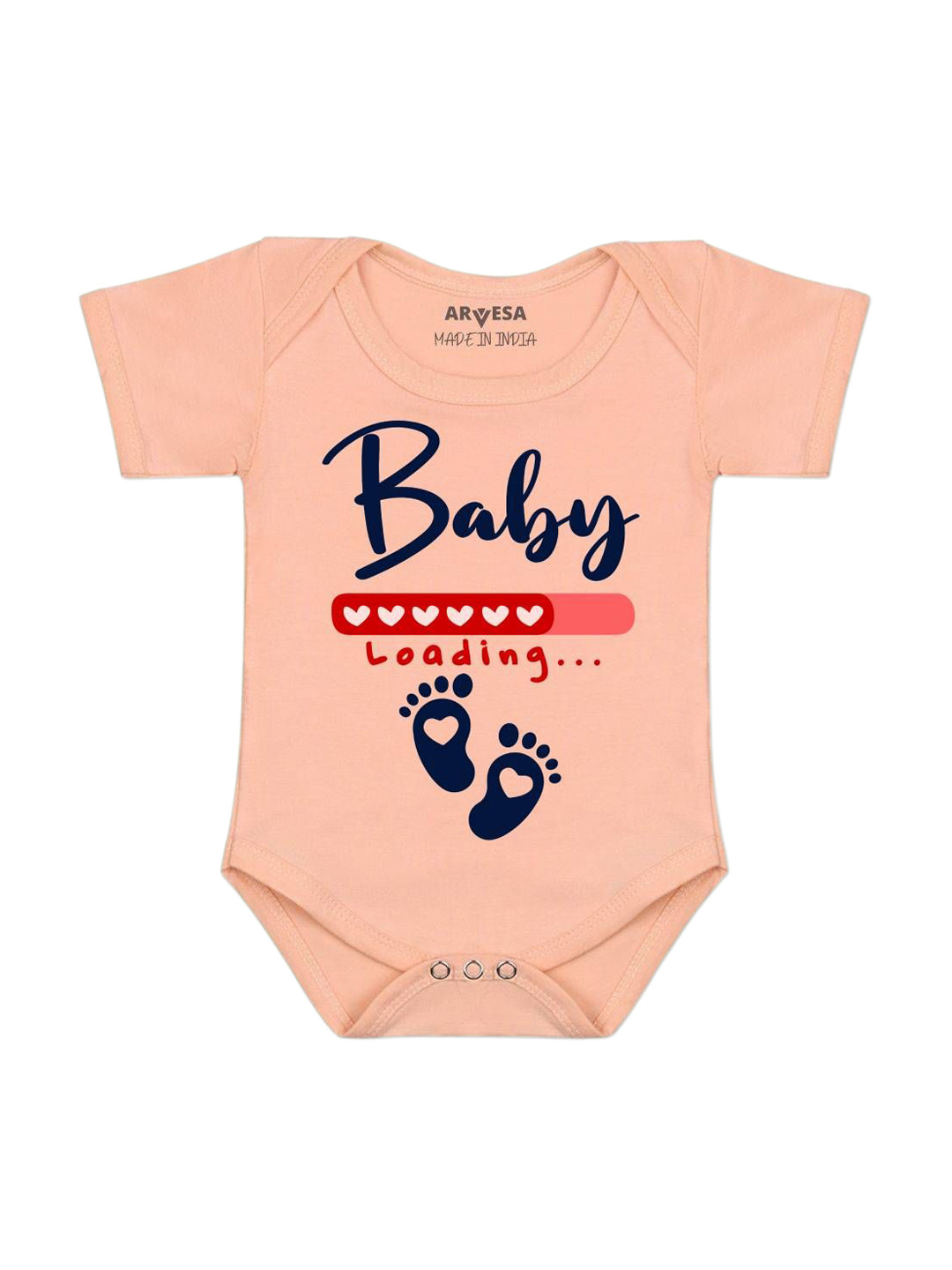 Arvesa Baby Loading Printed Bodysuit