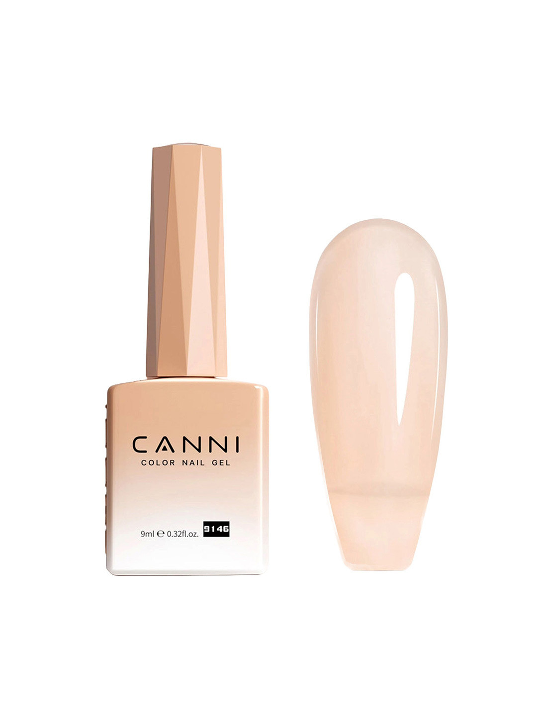 CANNI Hema Free UV Jelly Color Gel Nail Polish - 9 ml - 9146