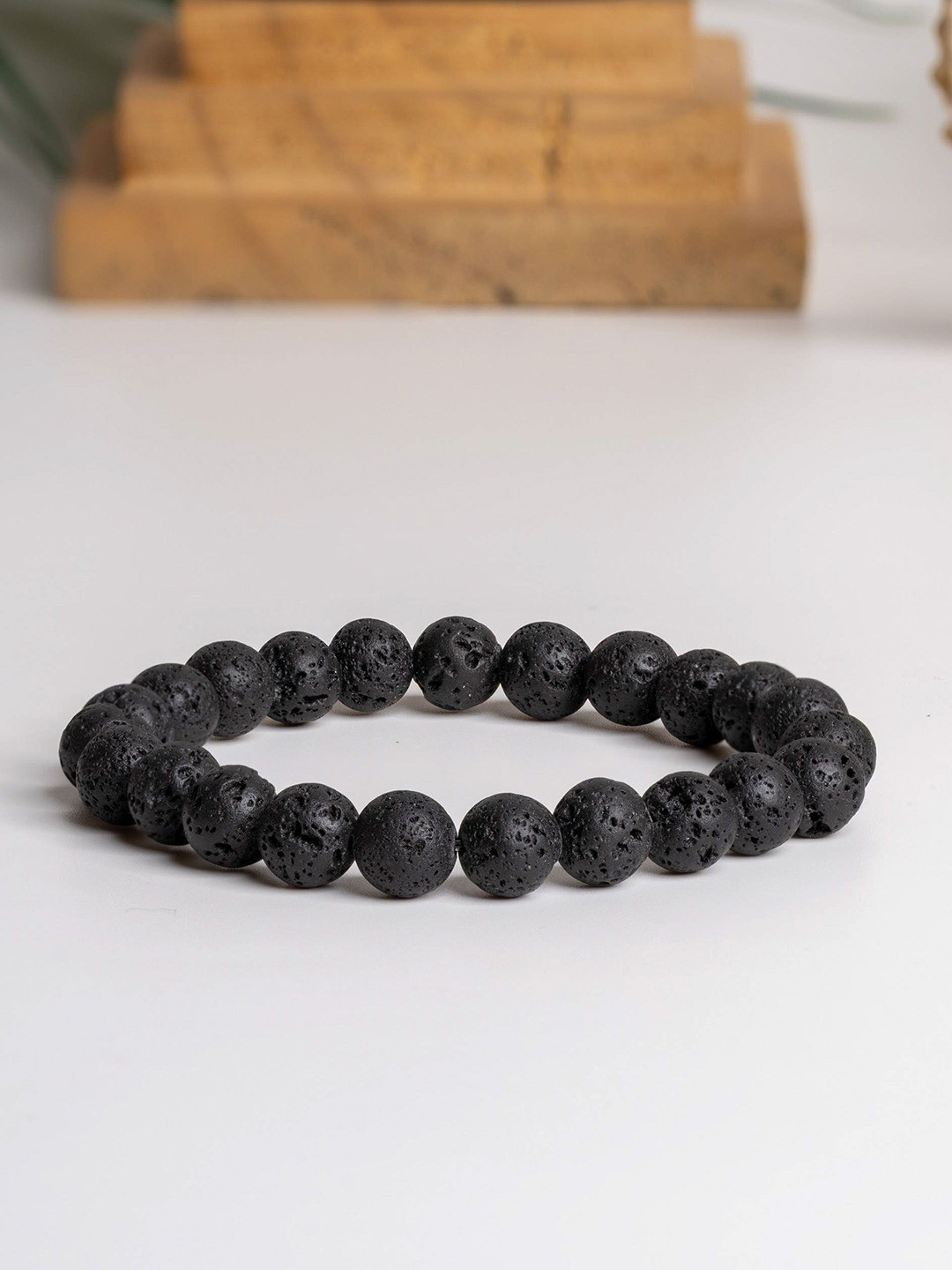 Look and Adorn  Lava Stone Bracelet