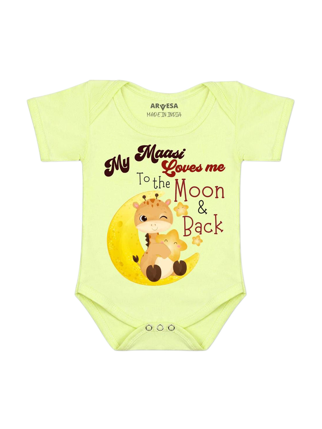 Arvesa Maasi Love To Moon & Back Printed Bodysuit
