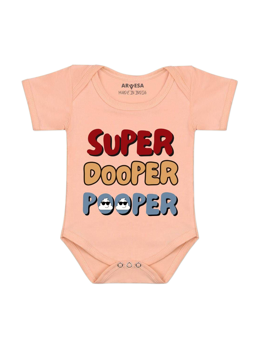 Arvesa Super Dooper Pooper Printed Bodysuit