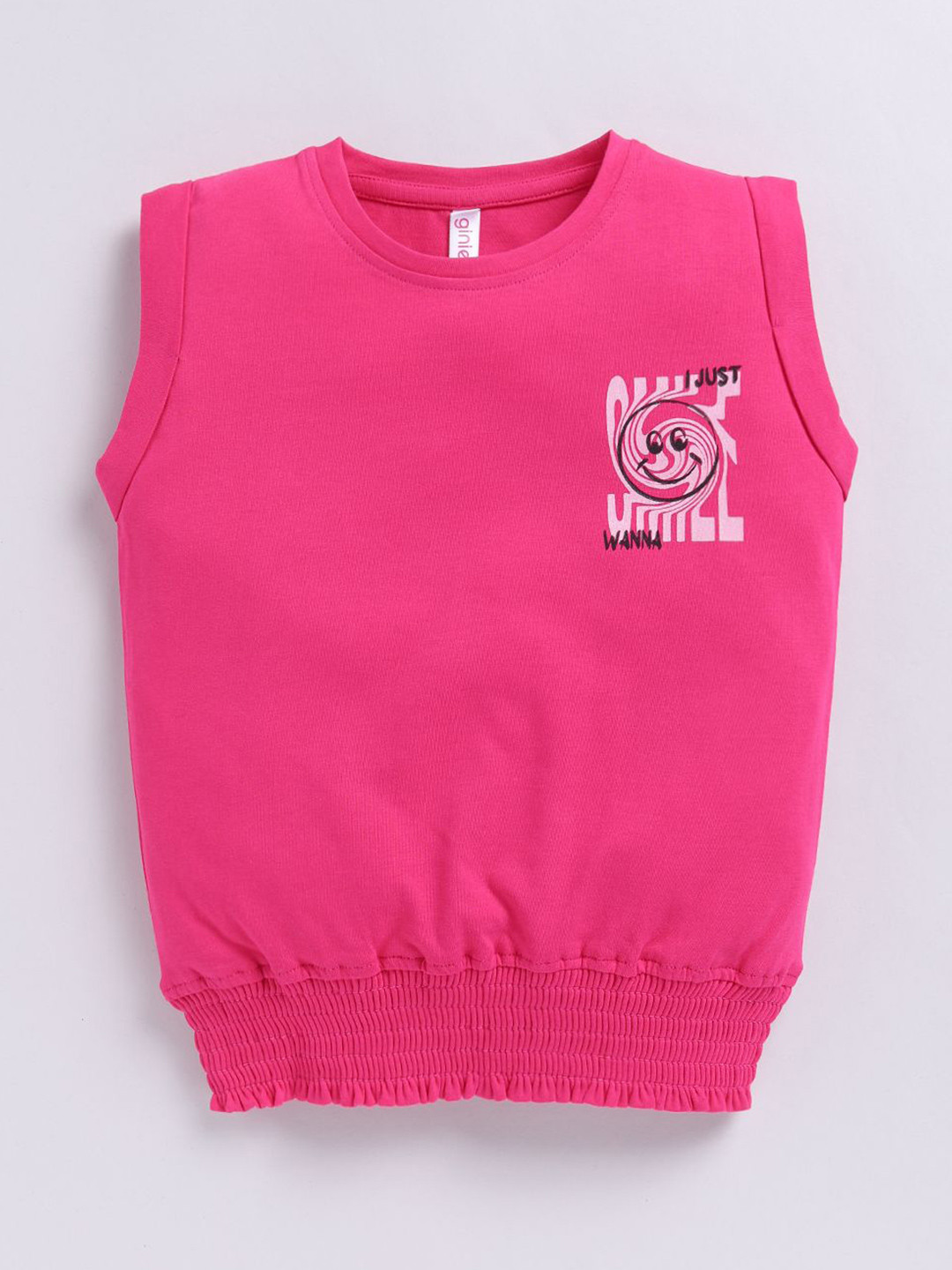 giniekids Girl Graphic Printed Crop Top