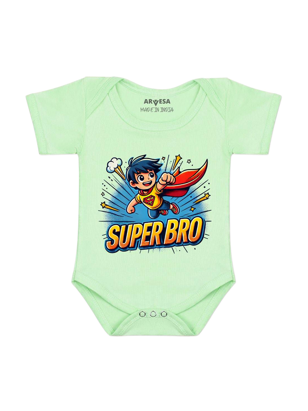 Arvesa Super Bro Printed Bodysuit