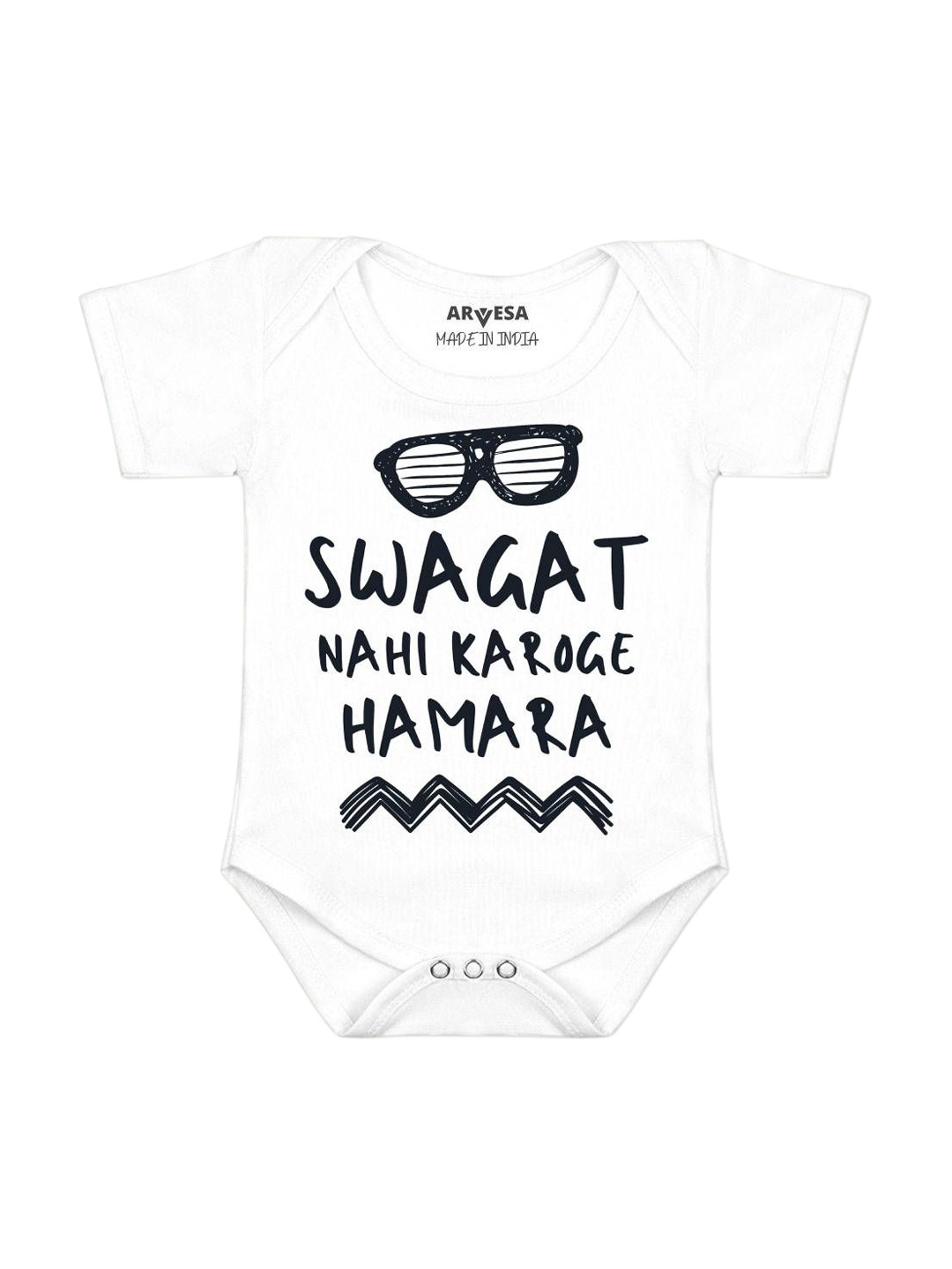Arvesa Swagat Nahi Karoge Hamara Printed Bodysuit