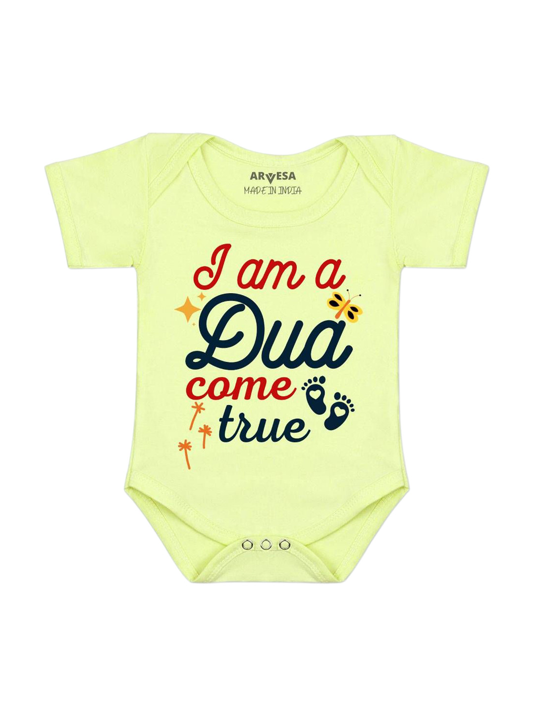 Arvesa I am Dua Come True Printed Bodysuit