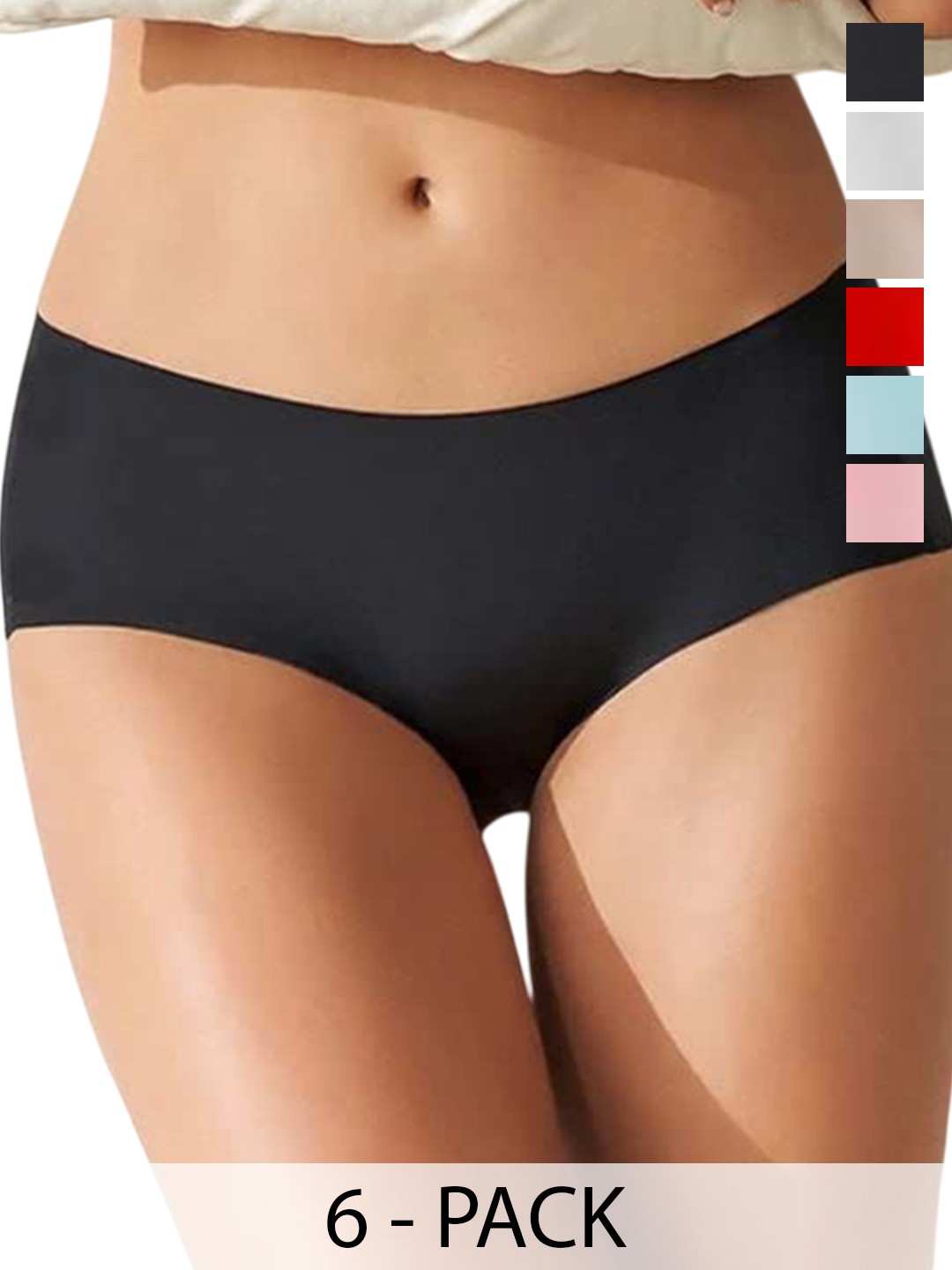 PRITTY TOUCH Pack Of 6 Seamless Basic Briefs  Pritty_touch_packof6_XXS