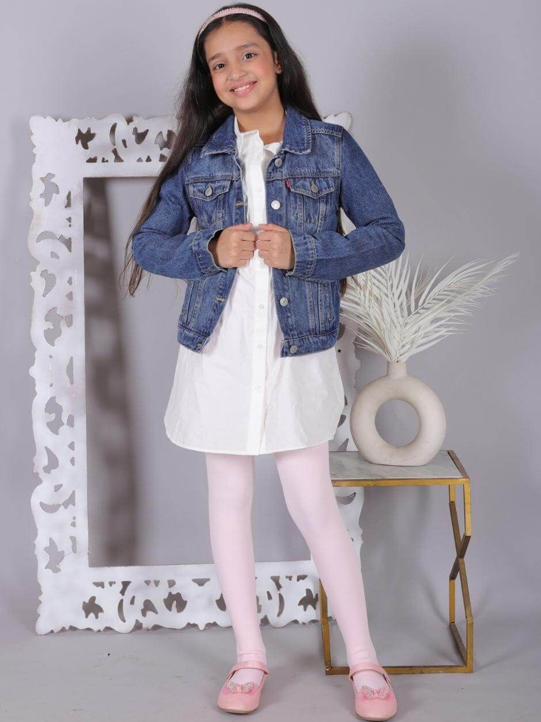 Brauch kids baby pink stretchable stocking