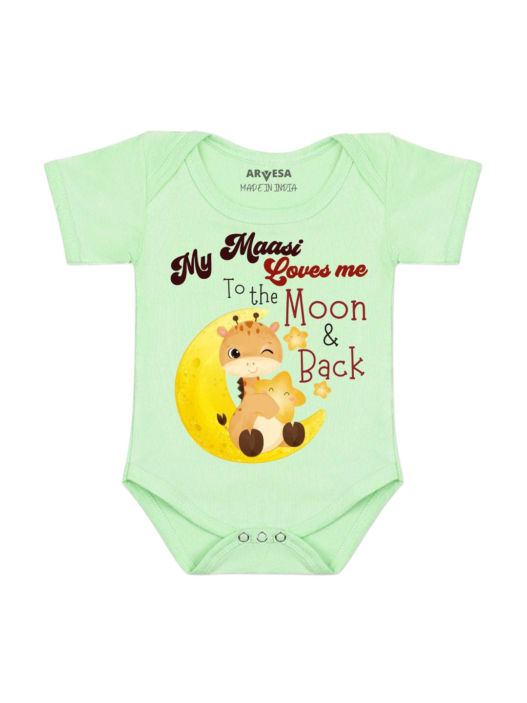 Arvesa Maasi Love To Moon & Back Printed Bodysuit