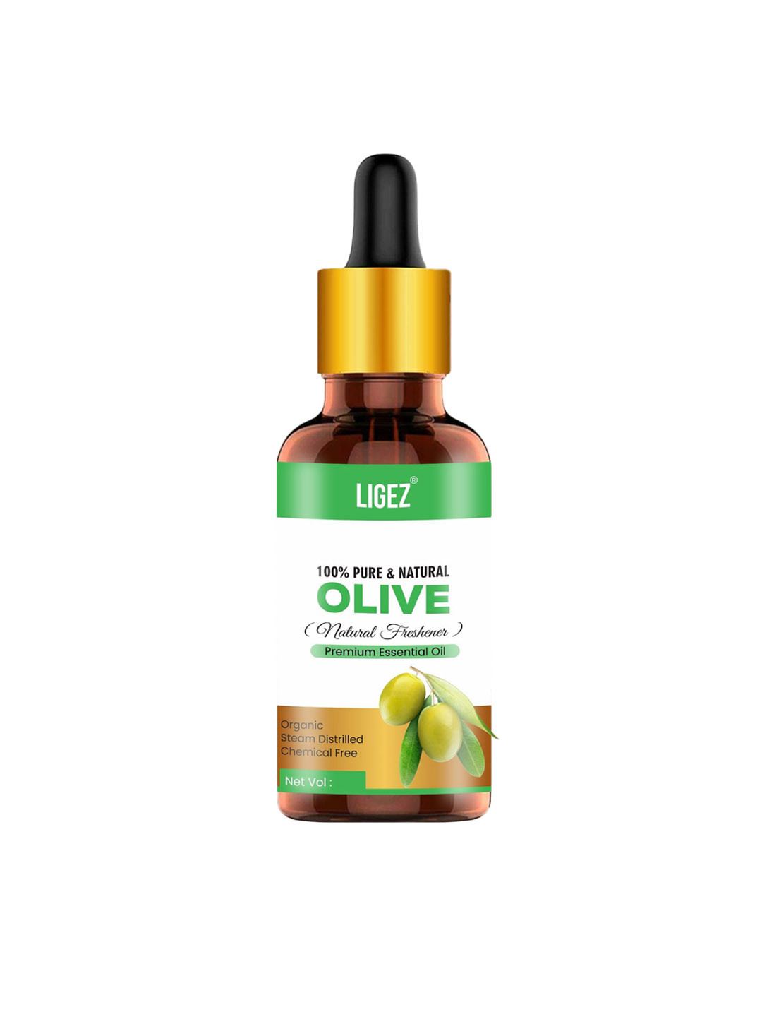 Ligez Pure And Cold Pressed Olive Oil For Hair Strength  - 30ml