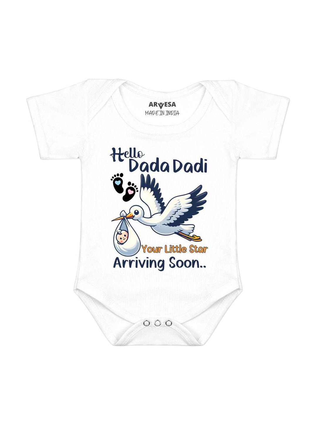 Arvesa I Dada Dadi See You Soon Printed Bodysuit