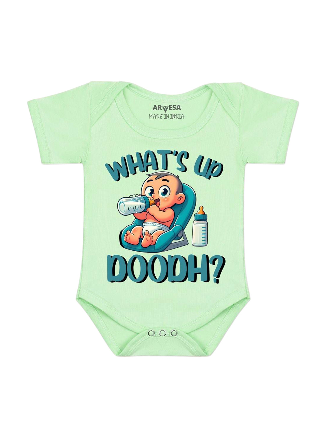 Arvesa What Up Doodh Printed Bodysuit