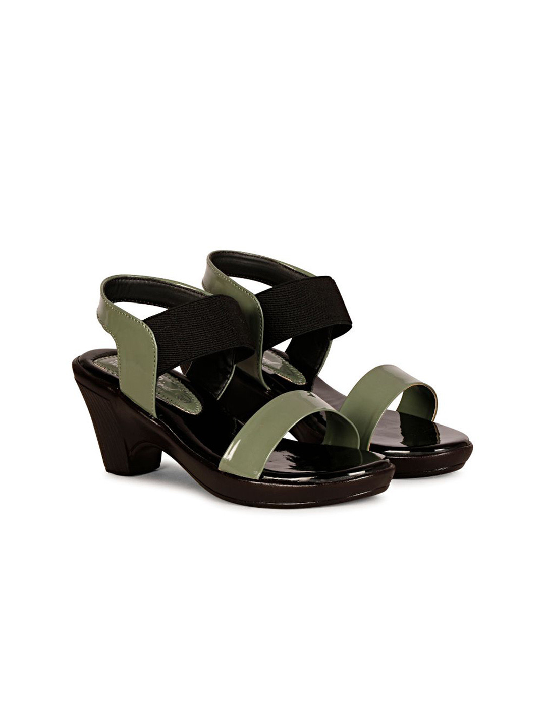 BIG BIRD FOOTWEAR Colourblocked Kitten Sandals