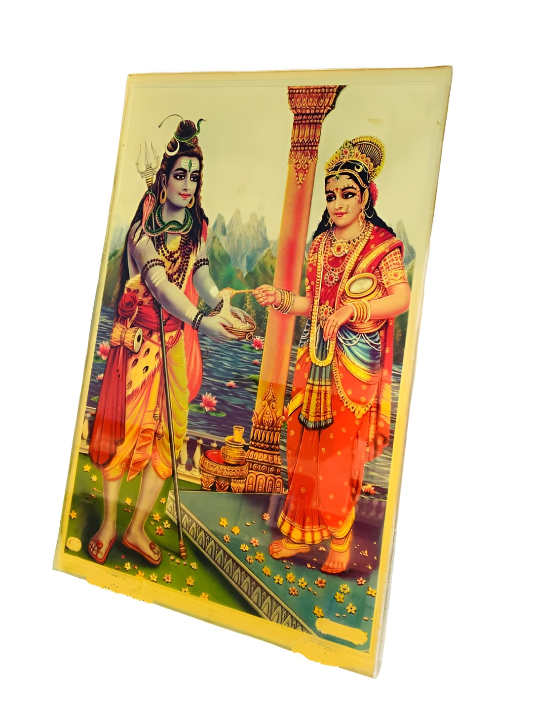SHOP BY ROOM Devi Anpurna Canvas Wall Rectangle Paintings Wall Art - 8 x 12 in