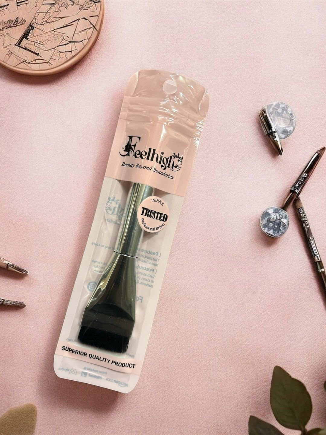 FEELHIGH Premium Silver Makeup Foundation Brush
