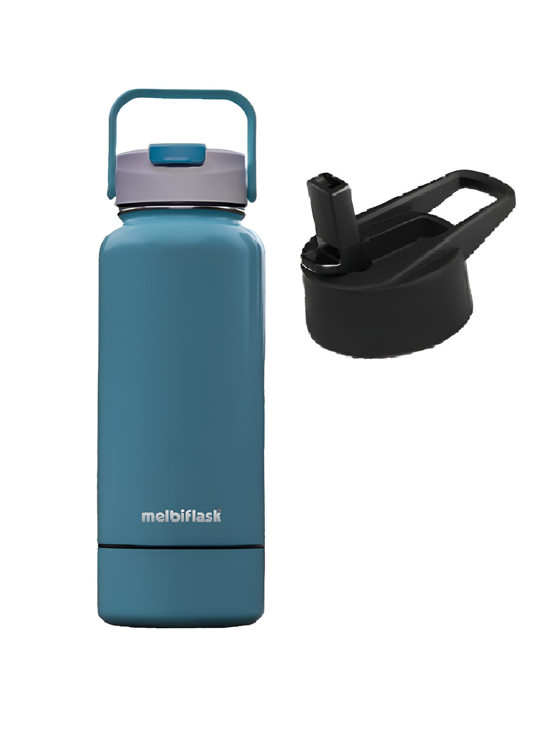 MELBIFY Blue Brand Logo Thermosteel Spill Proof Flask - 1L