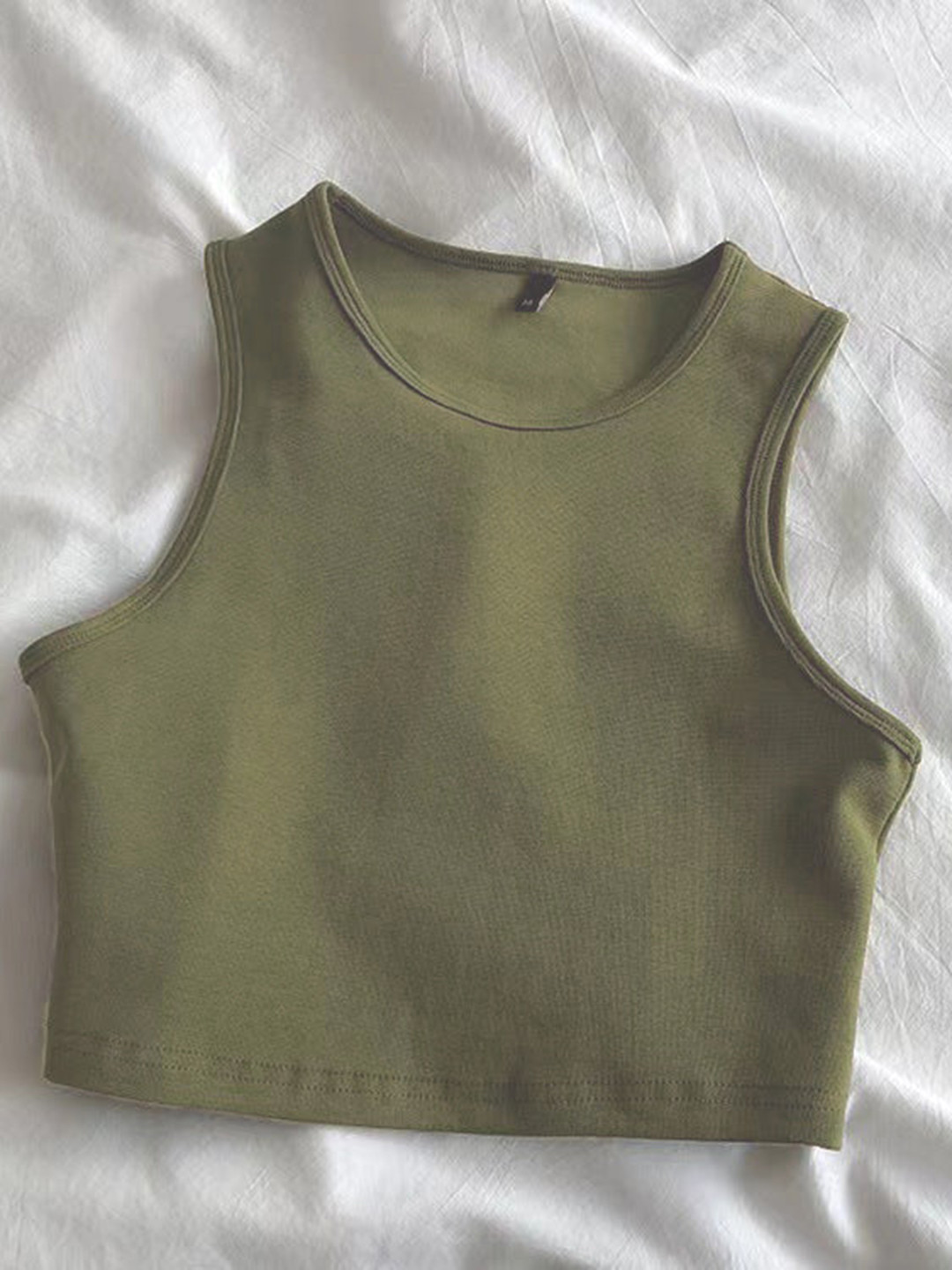 Outzidr Women Basic Cropped Tank Top