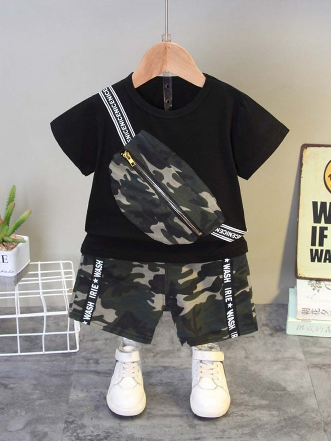 Bold N Elegant Boys Short Sleeves T-shirt With Shorts