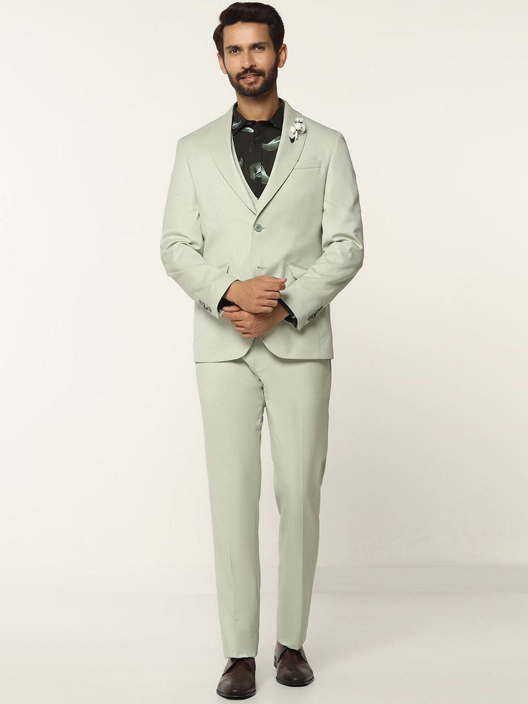 Blackberrys Steddle 3-Pc Slim Fit Single Breasted Formal Suit