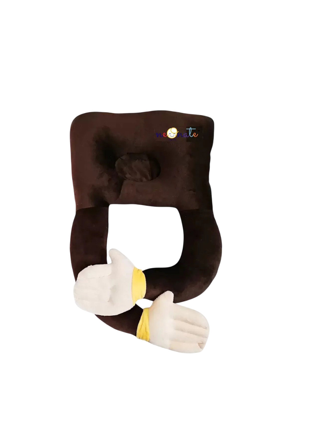 NeonateCare Kids Brown Head Shaping Baby Hugging Pillow