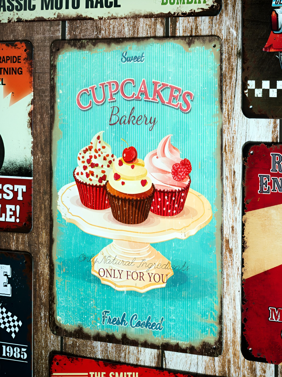 eazy wagon Number Plates Big wall sign - Cupcakes Bakery Metal Signs and Plaques-11.8In