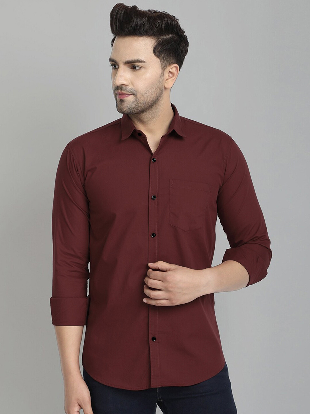 TIGER SNAKE Spread Collar Comfort Casual Shirt
